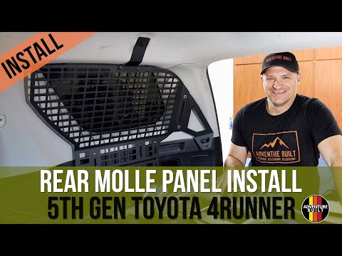 HOW TO INSTALL BULLETPROOF MOLLE PANELS FROM CALI RAISED LED | 5TH GEN TOYOTA 4RUNNER | ORGANIZE!