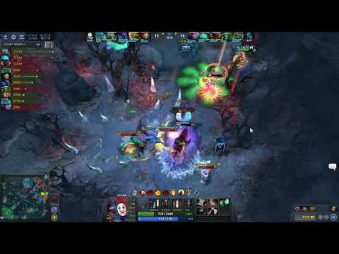 Newbee.uuu9 gets a double kill!  Moogy playing Bloodseeker Invictus Gaming vs Newbee at The Internat