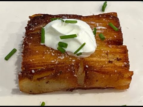 Crispy Potato Pavé Recipe | Thomas Keller–Inspired 5 Ingredient Thousand Layer Potatoes