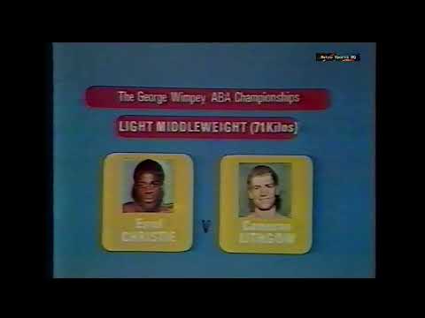 Errol Christie v Stuart Lithgow 1981 ABA Boxing Final