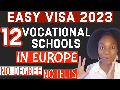 12 FREE AND CHEAP VOCATIONAL SCHOOLS IN EUROPE | NO DEGREE, NO IELTS | EASY VISA 2023 ~ Ep2
