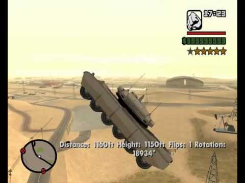 GTA San Andreas super tank spin