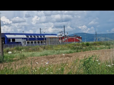 R2036 Simeria-Cluj Napoca cu EA590 la roată, la Geoagiu