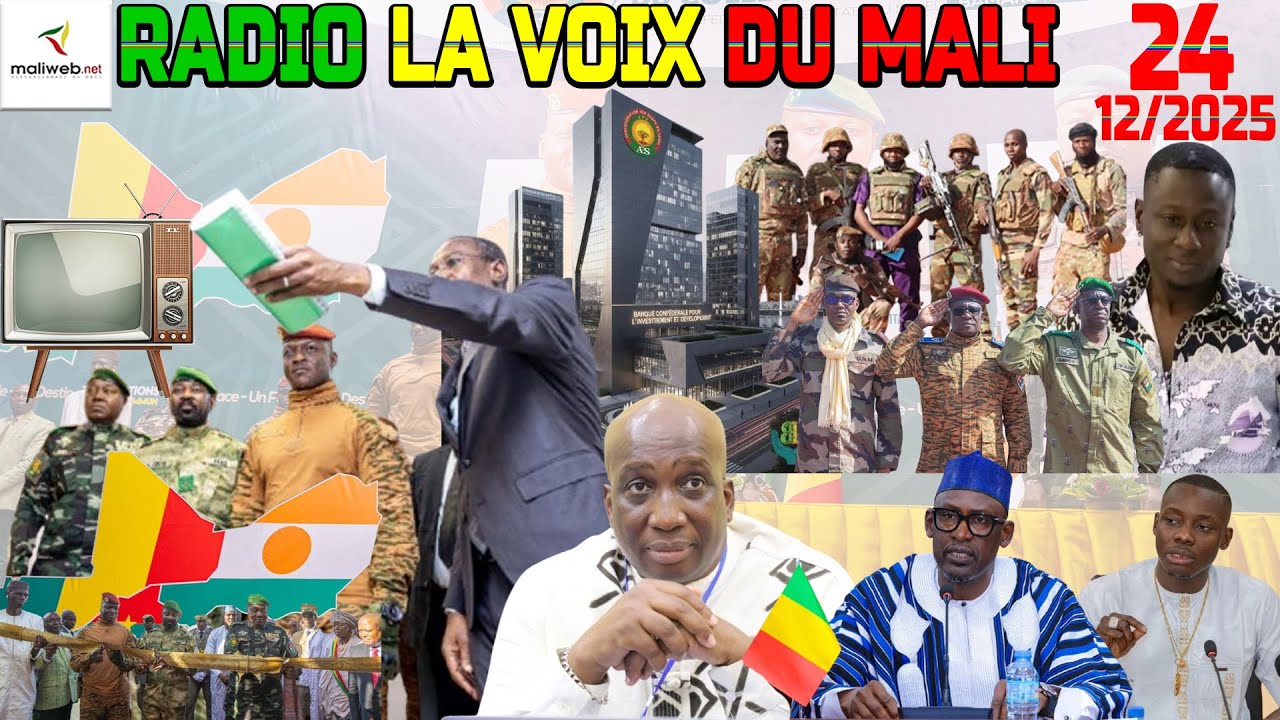 La Revue de Presse de la RADIO LA VOIX DU MALI du 24 décembre 2025