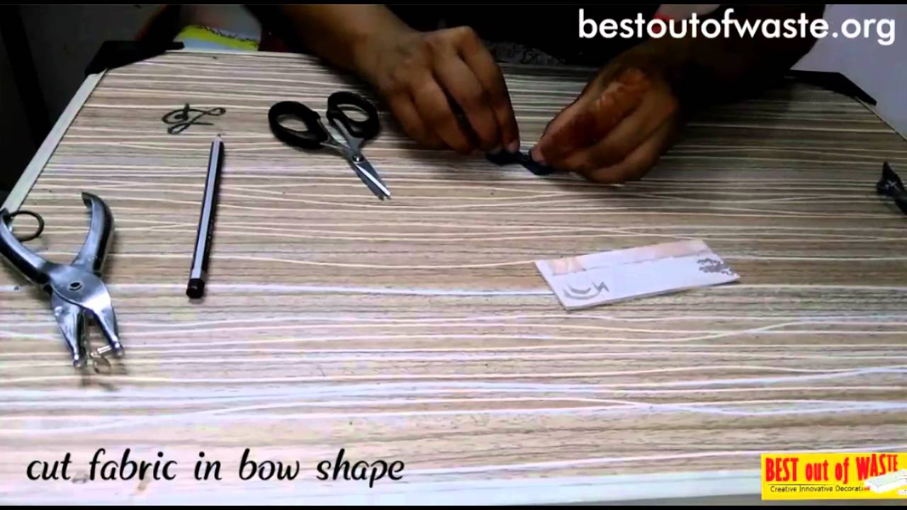 How to create Recycled Bookmark using used paper