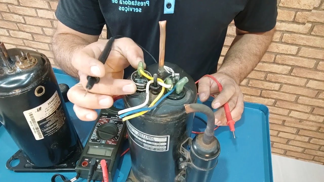 Como testar compressor/motor de ar condicionado