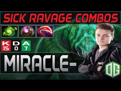 OG Miracle- Tidehunter SOLO MID, Sick Ravage Combo | Ranked Gameplay