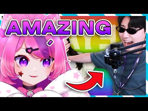 Ironmouse is SHOCKED by Charming Jo's 조매력 SINGING VOICE