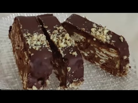 KOLAČ SA KEKSOM, ZA 10 MINUTA!  Recept moje mame koji najviše volim❗#4k