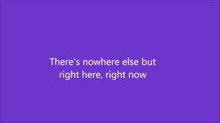 Kylie Minogue - Right Here Right Now Lyrics