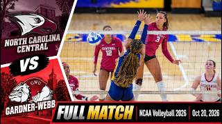 North Carolina Central vs Gardner-Webb FULL MATCH | NCAA Volleyball 2026 | Oct 2