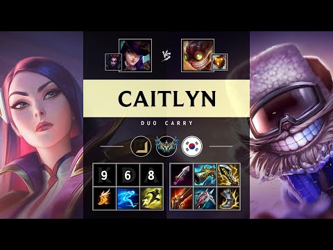 Caitlyn ADC vs Ziggs - KR Challenger Patch 25.21
