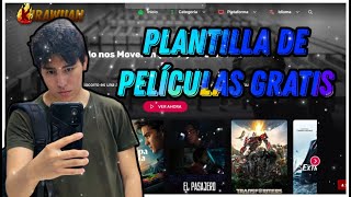 Descargar plantilla premium  de peliculas para blogger  2025