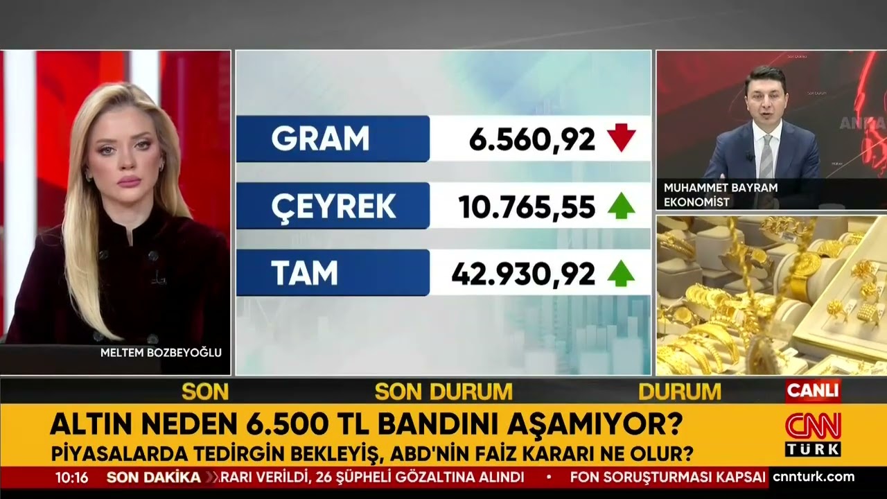 Altın Neden Yükselmiyor? Gram Altın 6.500 TL'de! Alım Fırsatı mı?