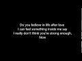 Madilyn Bailey cher believe LYRICS 
