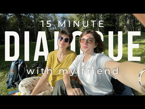 INTERMEDIATE RUSSIAN CONVERSATION between friends. Everyday vocabulary in context. Speak Russian B1