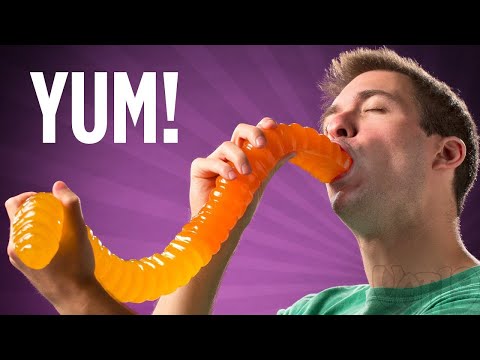 The 3 Pound Gummy Worm! Yummy!