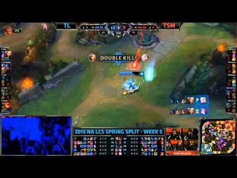Team Liquid vs Team SoloMid - HIGHLIGHTS - NA LCS Spring 2015 - W5D2 - Season 2015 - LoL