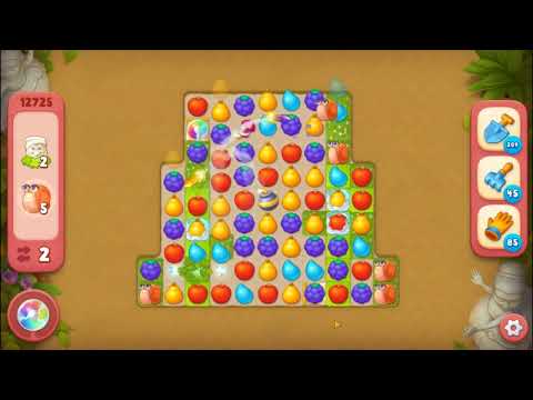Gardenscapes Level 12725 (Hard) No Boosters SD