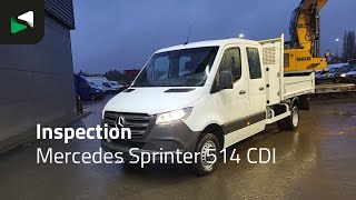 Mercedes-Benz Sprinter 514 CDI Kipper met Kist Dubbel Cabine Dubbellucht 3,5 T dump truck < 3.5t | Image 4 - Autoline