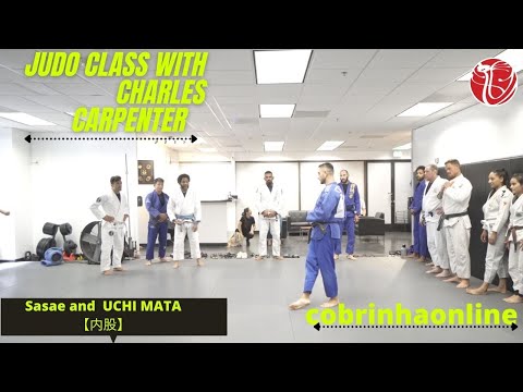 Cobrinha Taking a Judo Class | UCHI MATA 【内股 and Sasae tsuri komi ashi | Cobrinha BJJ