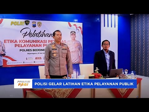 POLRES BOJONEGORO GELAR PELATIHAN ETIKA PELAYANAN PUBLIK