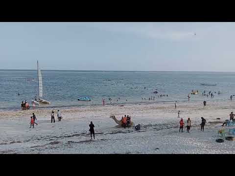 Maasai beach bar and Restaurant sundowner.