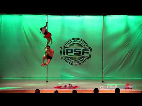 Doubles Alba Molina & Filiph Isculpi of Spain - IPSF World Pole Sports Championships 2018
