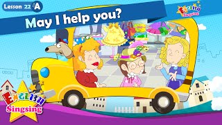 Lesson 22_(A)May I help you? - Cartoon Story - English Education - Easy conversation for kids