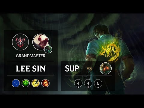 Lee Sin Support vs Nautilus - EUW Grandmaster Patch 9.9