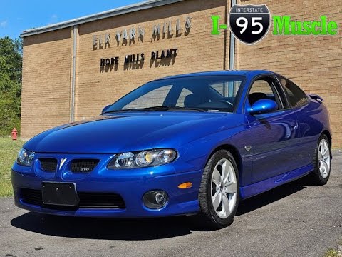 27k Mile Impulse Blue 2004 Pontiac GTO at I-95 Muscle