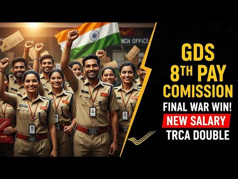 10 वर्षों की लड़ाई GDS को मिली जीत 🎉🥰 Dearness Allowance बढ़ा New TRCA हुआ तैयार जाने New Salary 😮