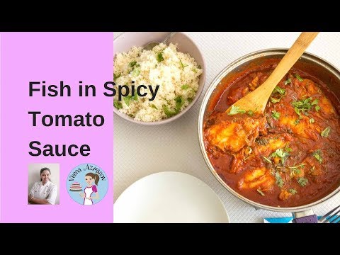 Moroccan Fish in Spicy Tomato Sauce | Chraime | Moroccan Recipe