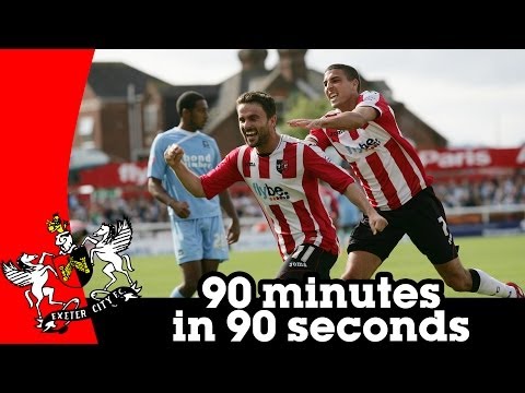 Exeter City 3-1 Plymouth Argyle - 90 minutes in 90 seconds (5/10/13)