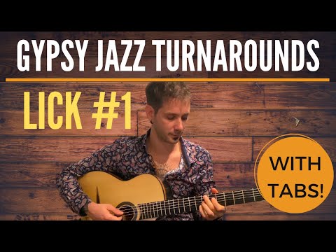 Gypsy Jazz Turnarounds - Lick #1