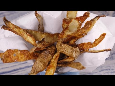 Don't Throw Those Potato Peels Away! Turn Them Into This Crunchy Snack