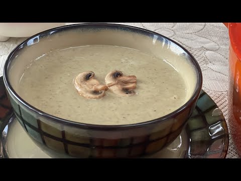 Soupe Crémeuse et Veloutée aux Champignons 🍄