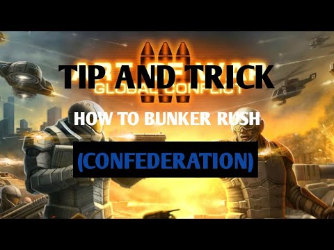 How to bunker rush at AOW3 (Confederation)