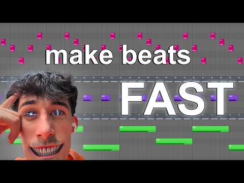 HOW TO MAKE BEATS FAST (FL STUDIO)