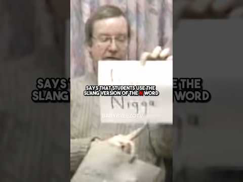 Teacher explains the difference the two N words #shorts