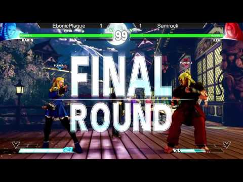 SFV Release Tourney 2/17/16! GRAND FINALS Samrock (Ken) vs Ebonic Plague (Karin)