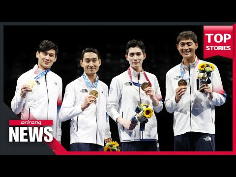 S. Korea beats Italy in men's sabre fencing team event to win gold