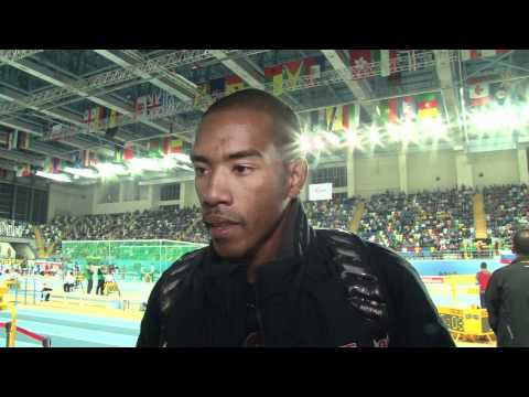 Istanbul 2012 Mixed Zone: Christian Taylor USA