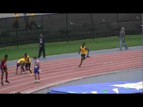 2012 PSAL Season Opener 4x100m Freshman Heat 1