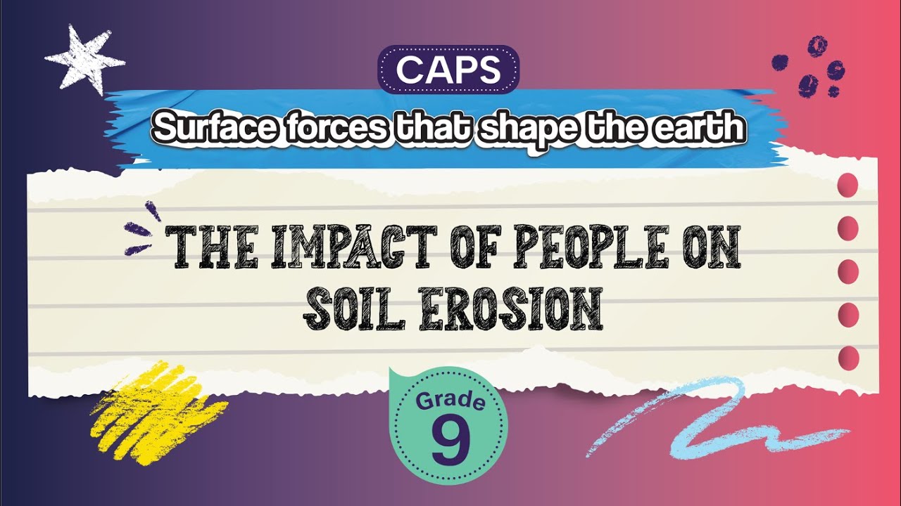 The Impact of People on Soil Erosion