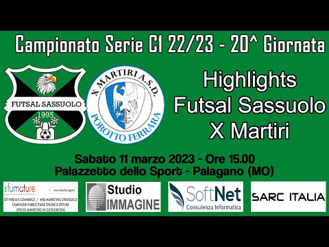Highlights Futsal Sassuolo - X Martiri [G20 Serie C1 22/23]