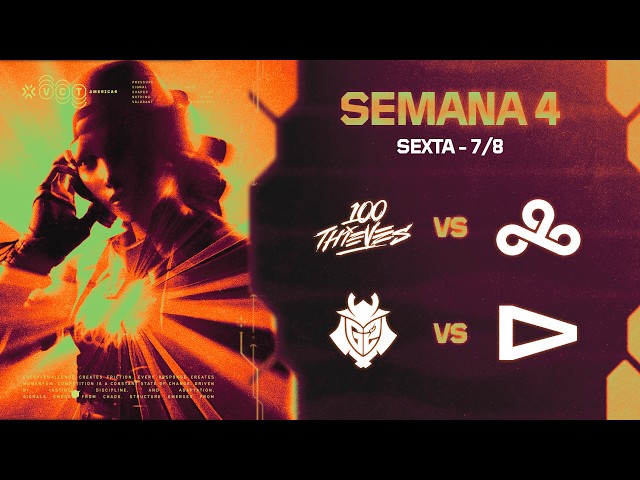 100T x C9 | G2 x LOUD | VCT Americas Etapa 2 | Semana 4 - Dia 2