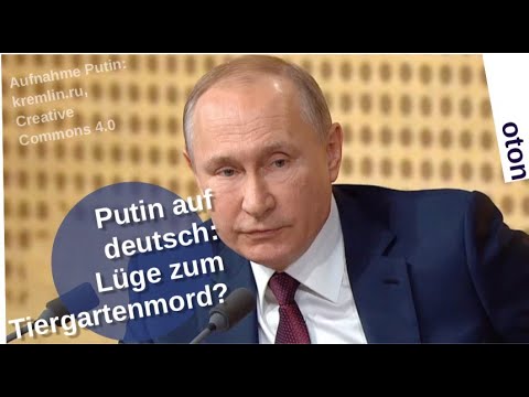 Putin auf deutsch: Lüge zum Tiergartenmord? [Video]