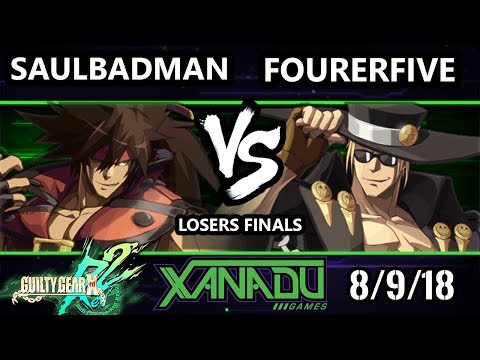F@X 262 GGXRD2 - Fourerfive (Johnny) Vs. Saul Badman (Sol) Guilty Gear XRD Rev 2 Losers Finals