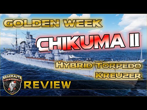 ⛵ CHIKUMA II ⚓ Review & Gameplay 🛩️ Wer hoch hinaus will kann...  #worldofwarships #wows #warships